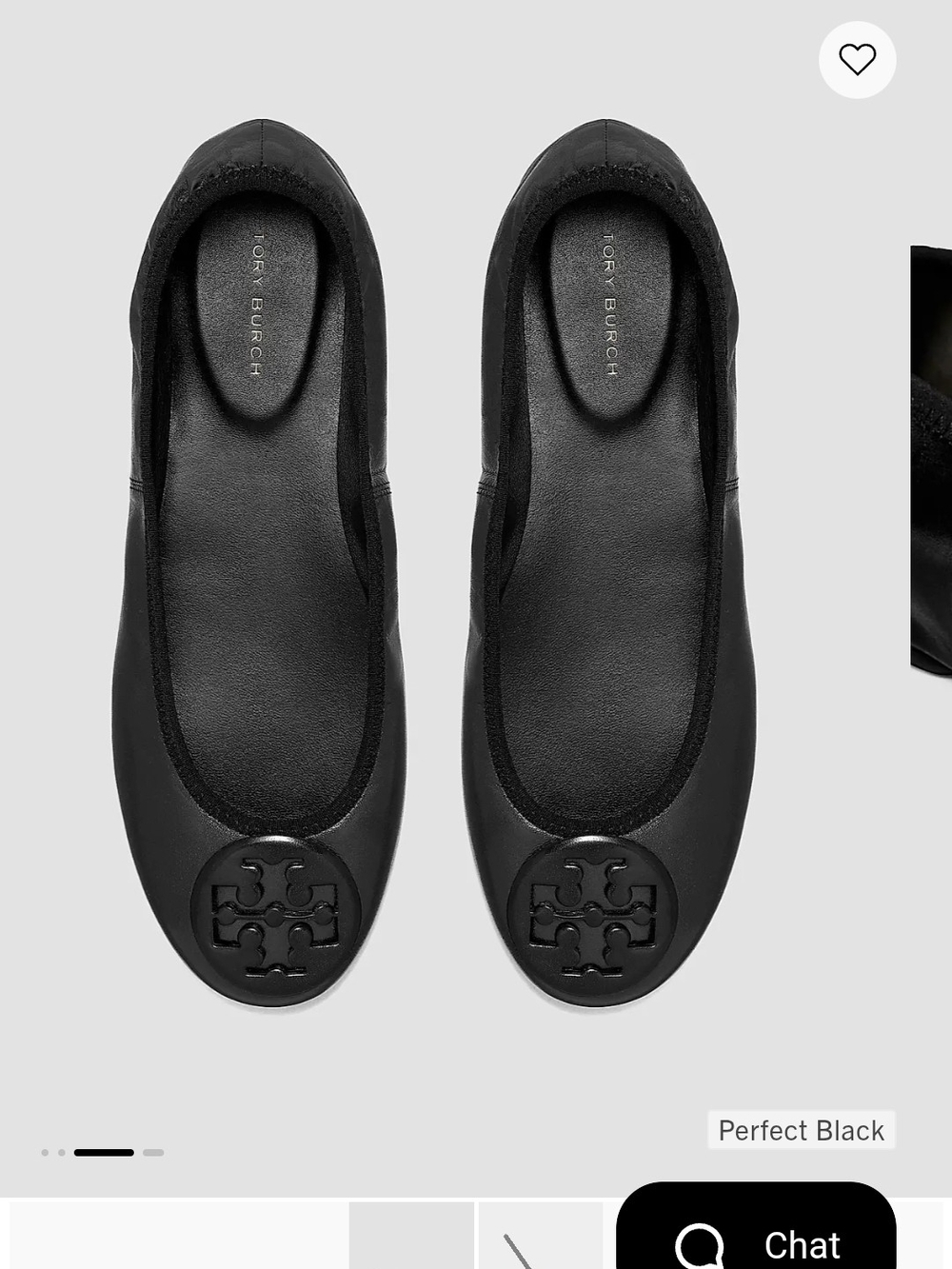 Tory Burch Perfect Black Reva Ballet Flats